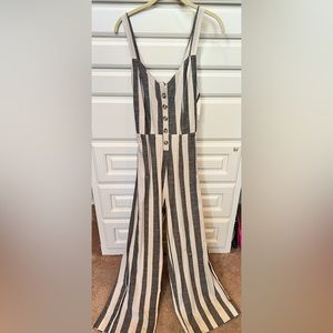 New grey and cream romper by With Love sz. L